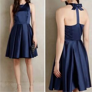 ERIN by Erin Fetherston Midnight Blue Backless Dress